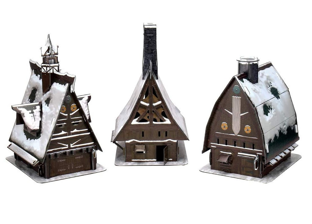 Icewind Dale: Rime of the Frostmaiden - Ten Towns Papercraft Set: D&D Icons of the Realms  WZK 96023