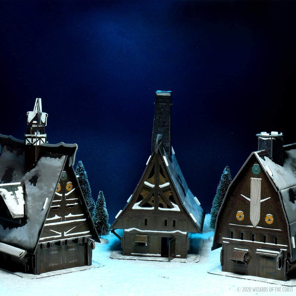 Icewind Dale: Rime of the Frostmaiden - Ten Towns Papercraft Set: D&D Icons of the Realms  WZK 96023