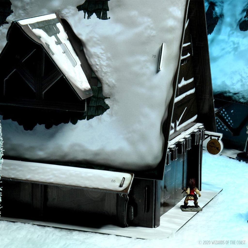 Icewind Dale: Rime of the Frostmaiden - Ten Towns Papercraft Set: D&D Icons of the Realms  WZK 96023