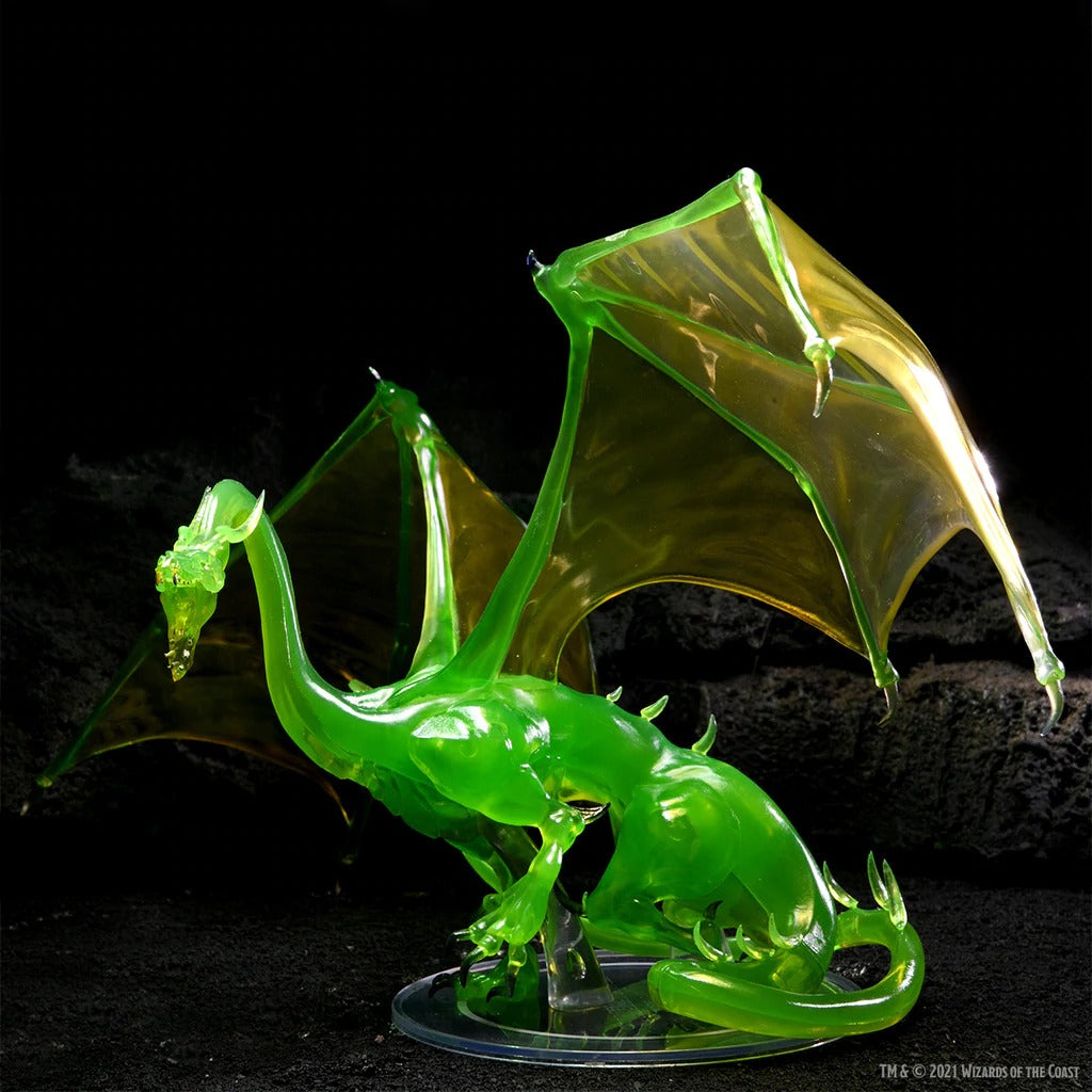 Adult Emerald Dragon: Premium Figure - D&D Icons of the Realms WZK 96064