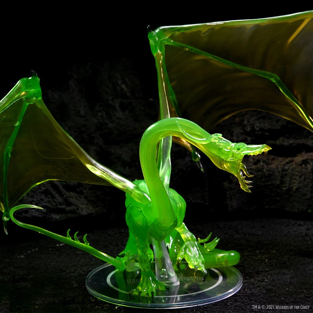 Adult Emerald Dragon: Premium Figure - D&D Icons of the Realms WZK 96064