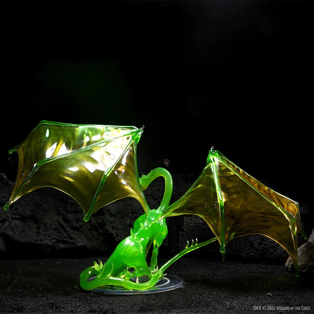 Adult Emerald Dragon: Premium Figure - D&D Icons of the Realms WZK 96064