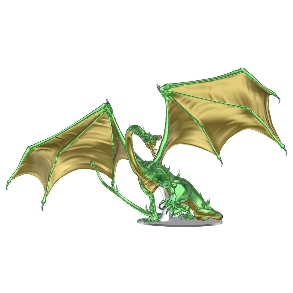 Adult Emerald Dragon: Premium Figure - D&D Icons of the Realms WZK 96064