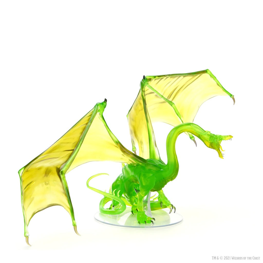 Adult Emerald Dragon: Premium Figure - D&D Icons of the Realms WZK 96064