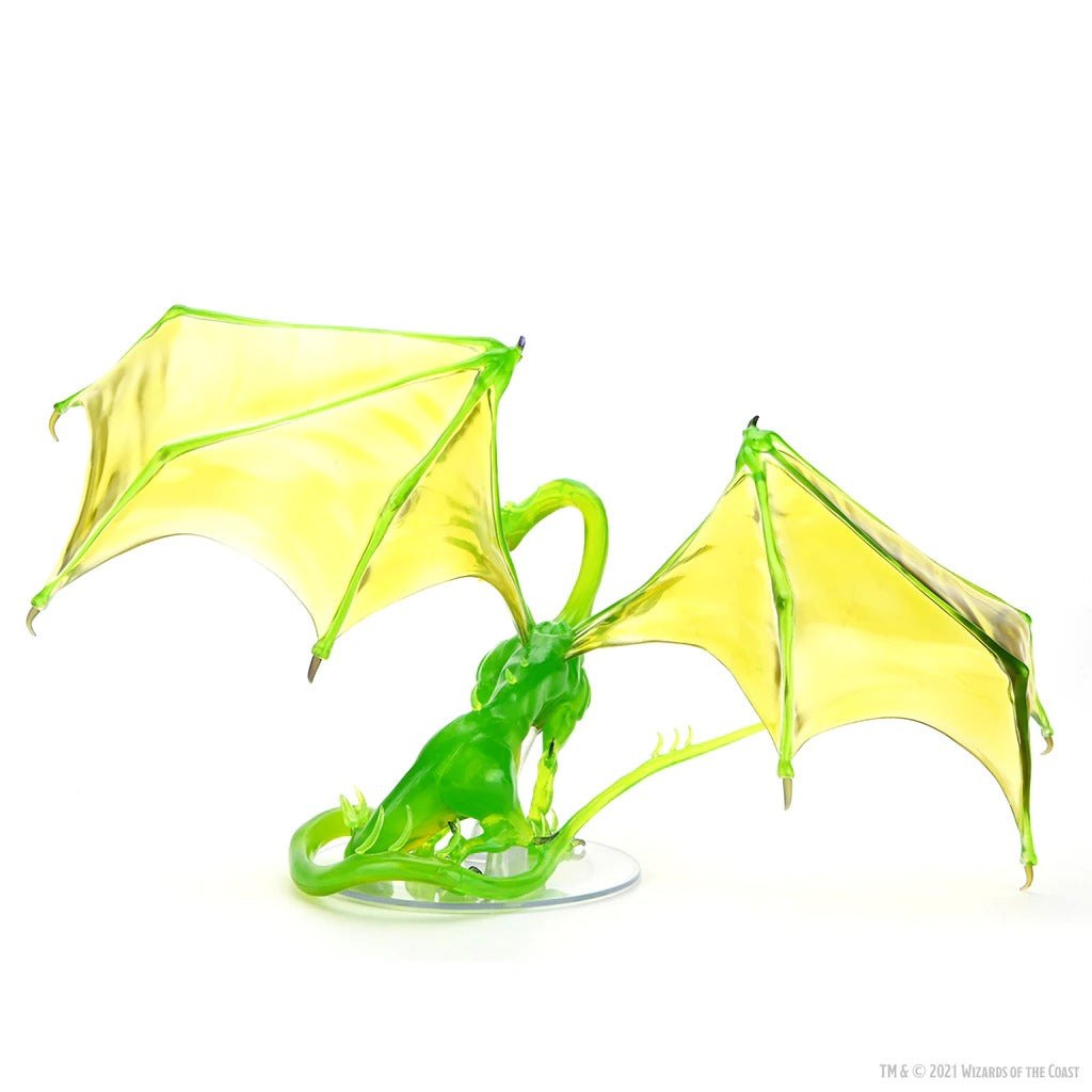 Adult Emerald Dragon: Premium Figure - D&D Icons of the Realms WZK 96064