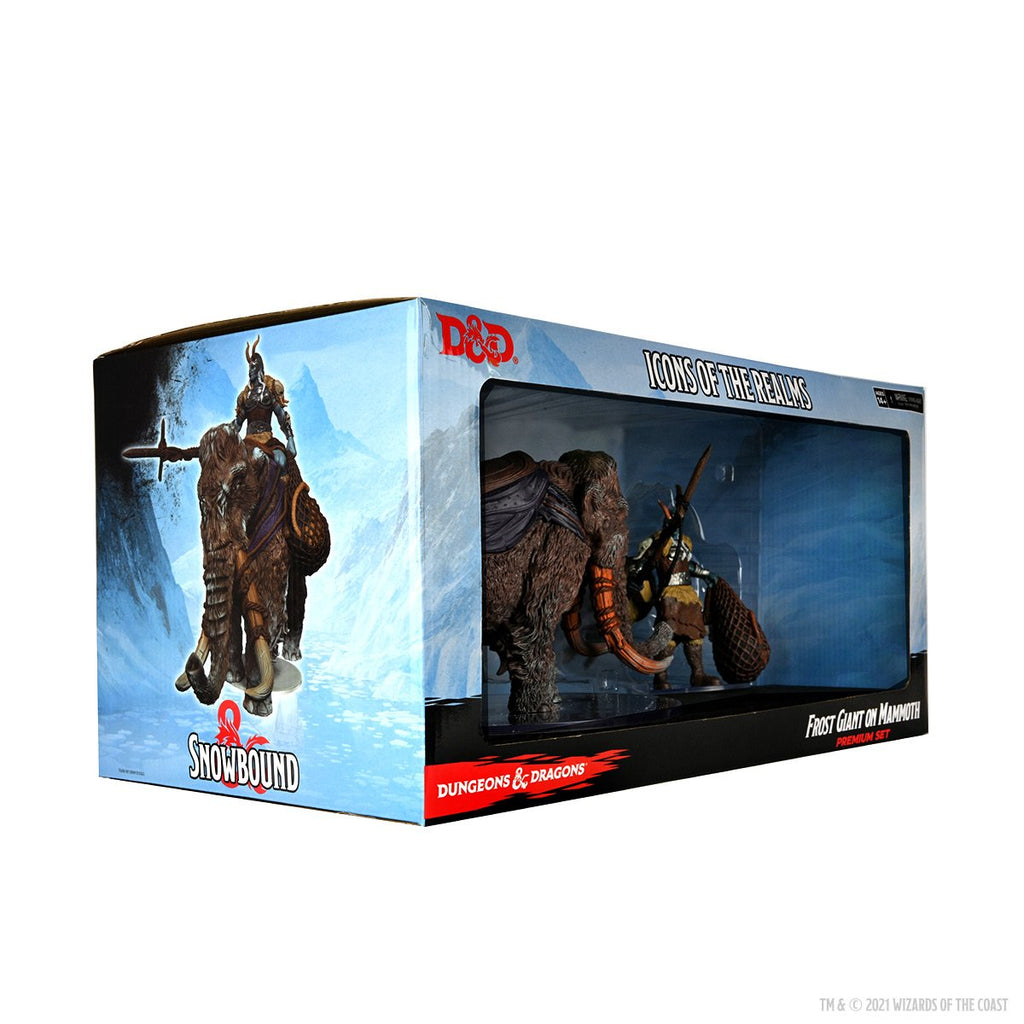 Snowbound Frost Giant and Mammoth: Premium Set - D&D Icons of the Realms WZK 96077