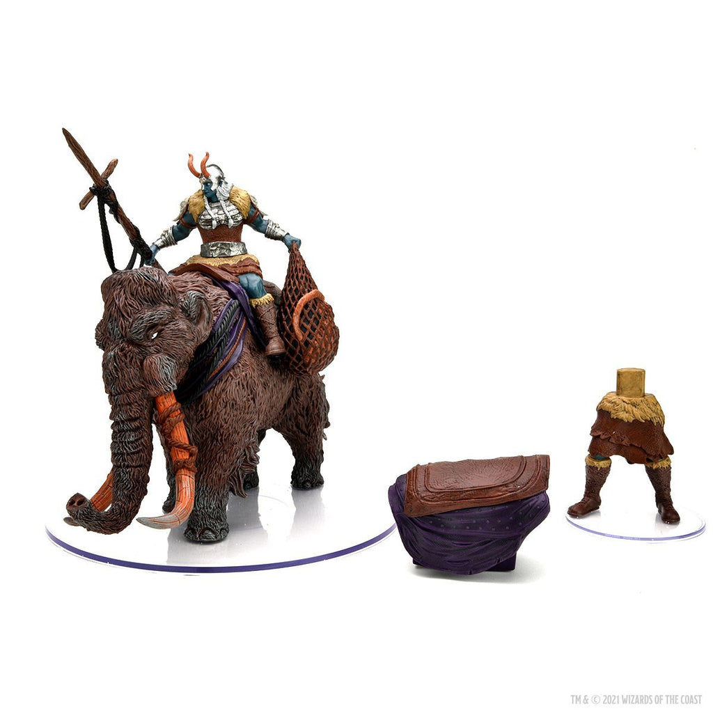 Snowbound Frost Giant and Mammoth: Premium Set - D&D Icons of the Realms WZK 96077