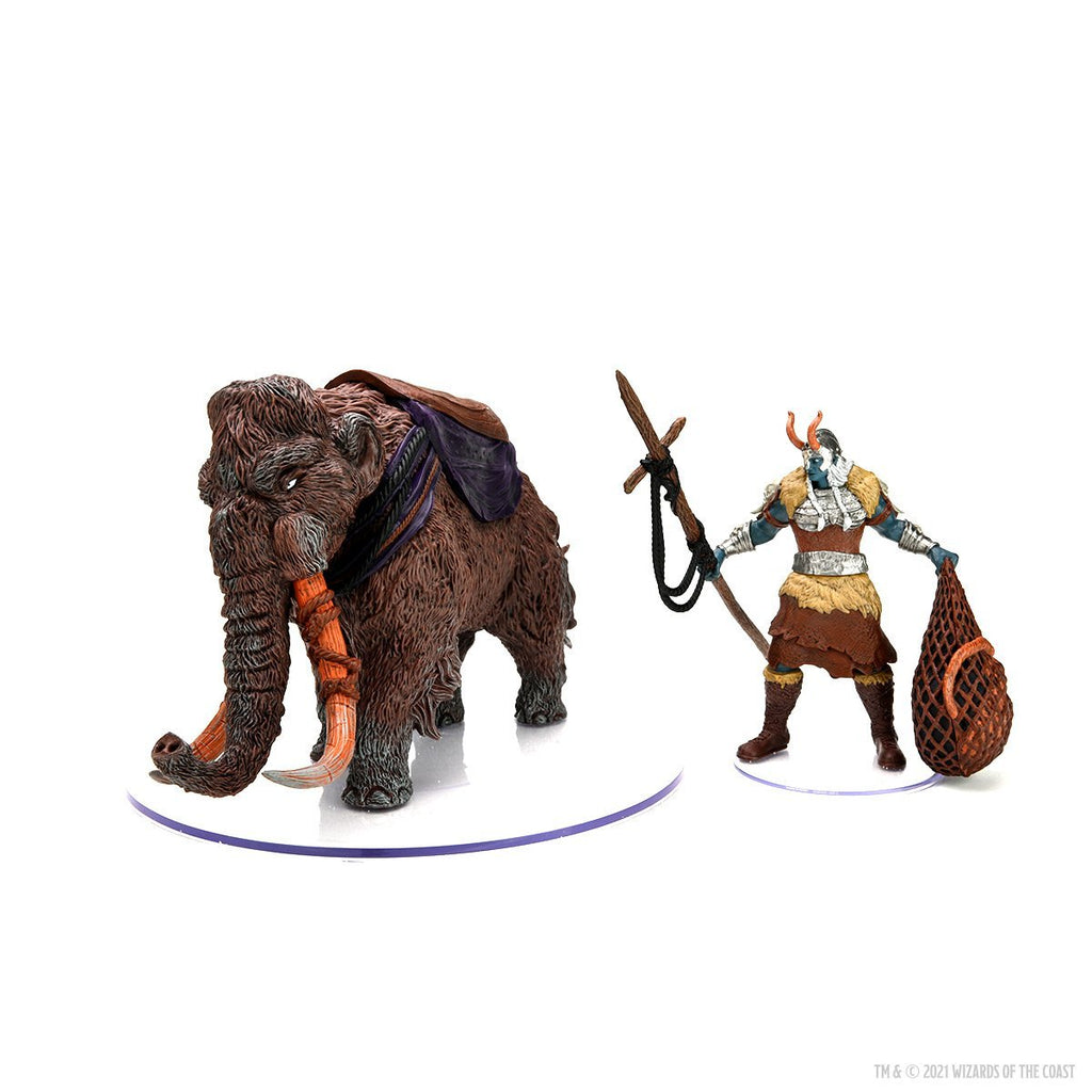 Snowbound Frost Giant and Mammoth: Premium Set - D&D Icons of the Realms WZK 96077