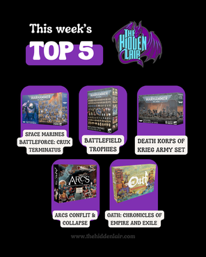 This Weeks Top 5 Products at The Hidden Lair