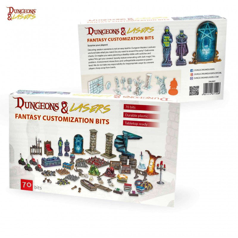 Archon Studio Dungeons and Lasers: Fantasy Customization Bits (D&L: Expansion Sets)