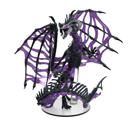 Dungeons & Dragons: Icons of the Realms - Black Dracolich Boxed Miniature