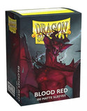 Dragon Shields: (100) Matte Blood Red Non-Glare (DISPLAY 10)