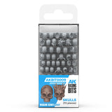 AK Interactive Skulls - Basing Bits (72 Pieces)
