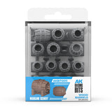 AK Interactive Wood Barrels - Basing Bits (32 Pieces)
