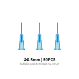 .5mm Dedicated Needle for Wash-Free Airbrush: 50 pieces