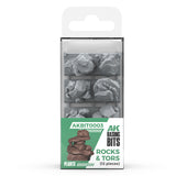 AK Interactive Rocks & Tors - Basing Bits (12 Pieces)