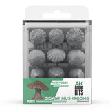 AK Interactive Gigant Mushrooms - Basing Bits (12 Pieces)