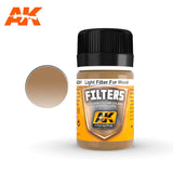 AK Interactive Filter Ocher for Sand
