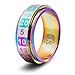 Critsuccess R20 Rainbow Dice Ring (Size 9)