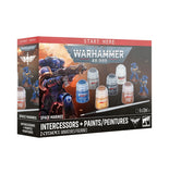 Warhammer 40k Space Marine Intercessors and Paints