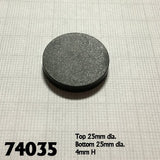 1 Inch Round Plastic RPG Base (20) RPR 74035