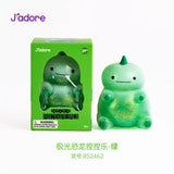 Jadore Dinosaur Aurora Belly Squeeze Toy â€“ Non-Toxic Stress Relief - Dark Blue