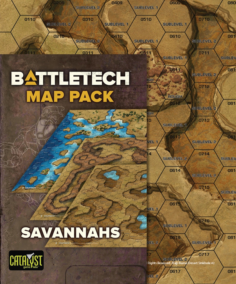 BattleTech: Map Pack - Savannahs CAT 35156