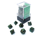 Scarab: Mini-Polyhedral Jade/Gold 7-Die Set CHX 20415