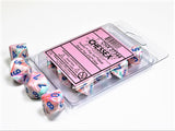 Pop Art / Blue: Festive d10 Dice Set D10 (10's) CHX 27344