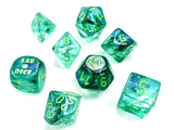 Kelp / Light Green Luminary: Borealis Polyhedral Die Set (7's - with bonus die) CHX 30054