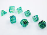 Kelp / Light Green Luminary: Borealis Polyhedral Die Set (7's - with bonus die) CHX 30054
