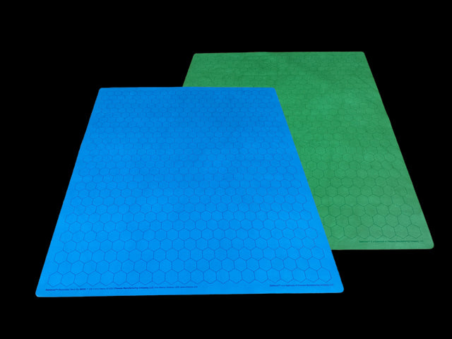 Chessex Reversible Battlemat: 1" Blue-Green Hexes CHX 96665