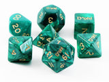 Fantasy D'oh! Pearl Dice - Green (Set of 7) CYC 06576 CYC 06572