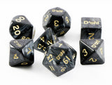 Fantasy D'oh! Pearl Dice - Black (Set of 7) CYC 06576