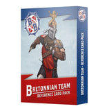 Blood Bowl: Bretonnian Team Reference Card Pack GAW 202-55