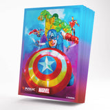Card Sleeves: MTG Premium Art- Marvel Super Heroes-  Captain America, Team Leader (105ct)