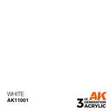 3Gen Acrylics: White - Intense LTG AK-11001