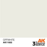 3Gen Acrylics: Off-White - Standard LTG AK-11002