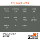3Gen Acrylics: Basalt Grey LTG AK-11021