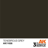 3Gen Acrylics: Tenebrous Grey - Standard LTG AK-11026