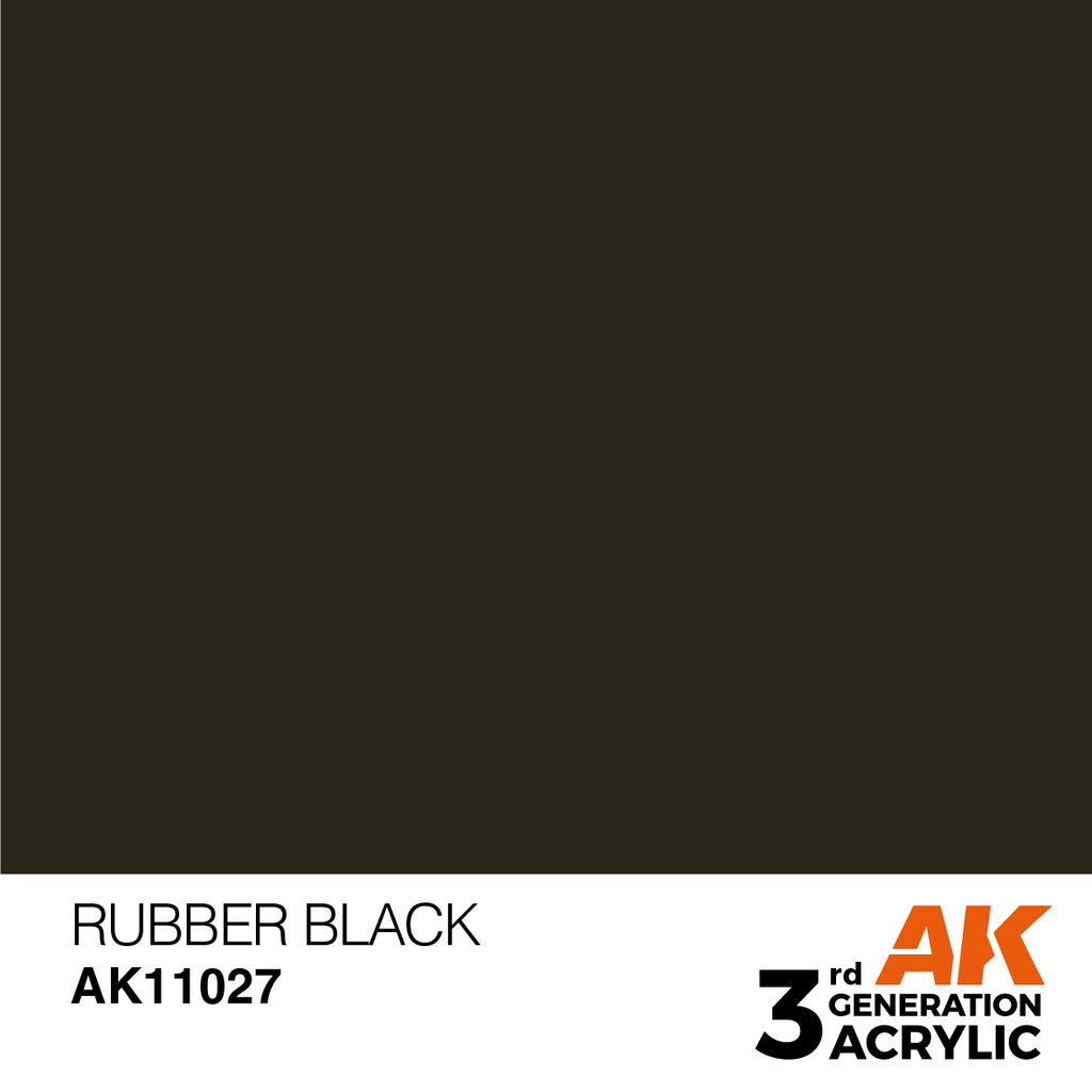 3Gen Acrylics: Rubber Black - Standard LTG AK-11027