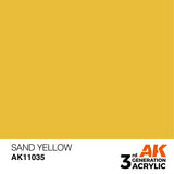 3Gen Acrylics: Sand Yellow - Standard LTG AK-11035