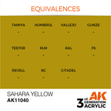 3Gen Acrylics: Sahara Yellow - Standard LTG AK-11040