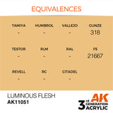 3Gen Acrylics: Luminous Flesh - Standard LTG AK-11051