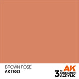 3Gen Acrylics: Brown Rose - Standard LTG AK-11063