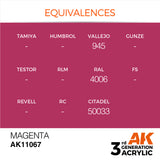 3Gen Acrylics: Magenta LTG AK-11067 - Standard