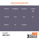 3Gen Acrylics: Lilac - Standard LTG AK-11071