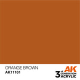 3Gen Acrylics: Orange Brown - Standard LTG AK-11101