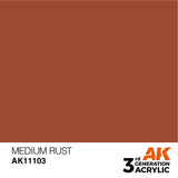 3Gen Acrylics: Medium Rust - Standard LTG AK-11103