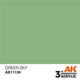 3Gen Acrylics: Green Sky - Standard LTG AK-11134